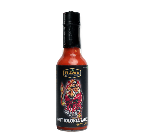 FLAVAA™ Bhut Jolokia Hot Sauce 160 g| Ghost Pepper Hot Sauce| Extreme Hotness 5/5 Scale