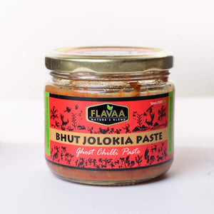 FLAVAA™ Ghost Pepper/Bhut Jolokia Chilli Paste in 250g Glass Jar - Flavaa India